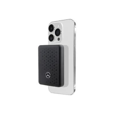 Power bank Mercedes Benz 5000 mAh, MagSafe kompatibilan, crni