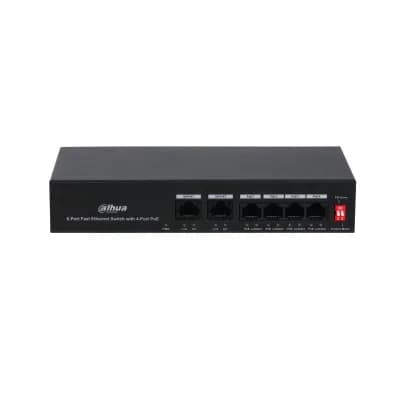 DAHUA 6-Port Switch with PoE 4-Port PoE PFS3006-4ET-36