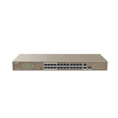 TENDA Gigabit desktop switch + PoE TEF1126P-24-250W