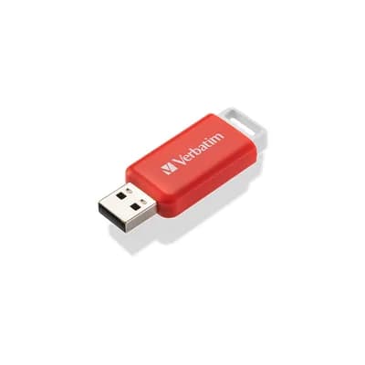 USB memorijski stik 2.0 Verbatim 16GB, crveni, DataBar