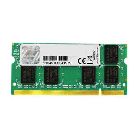 G.Skill SO DIMM notebook DDR2 2GB(1X2GB) 800MHz F2-6400CL5S-2GBSQ