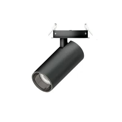 LED ugradna svjetiljka Green Tech 10W, 36°, 3000K, Philips LED, crna boja