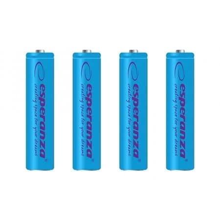 Punjive baterije ESPERANZA RECHARGEABLE Ni-MH AAA 1000MAH 4kom. blue, EZA102B