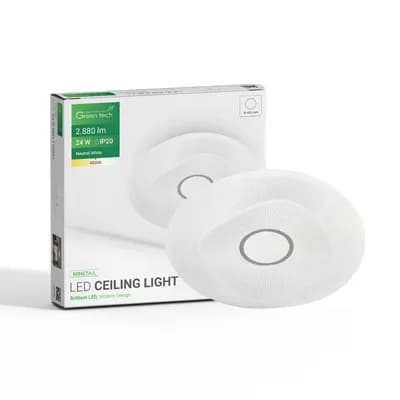 LED plafonjera Green Tech 24W, 4000K, fi 40cm