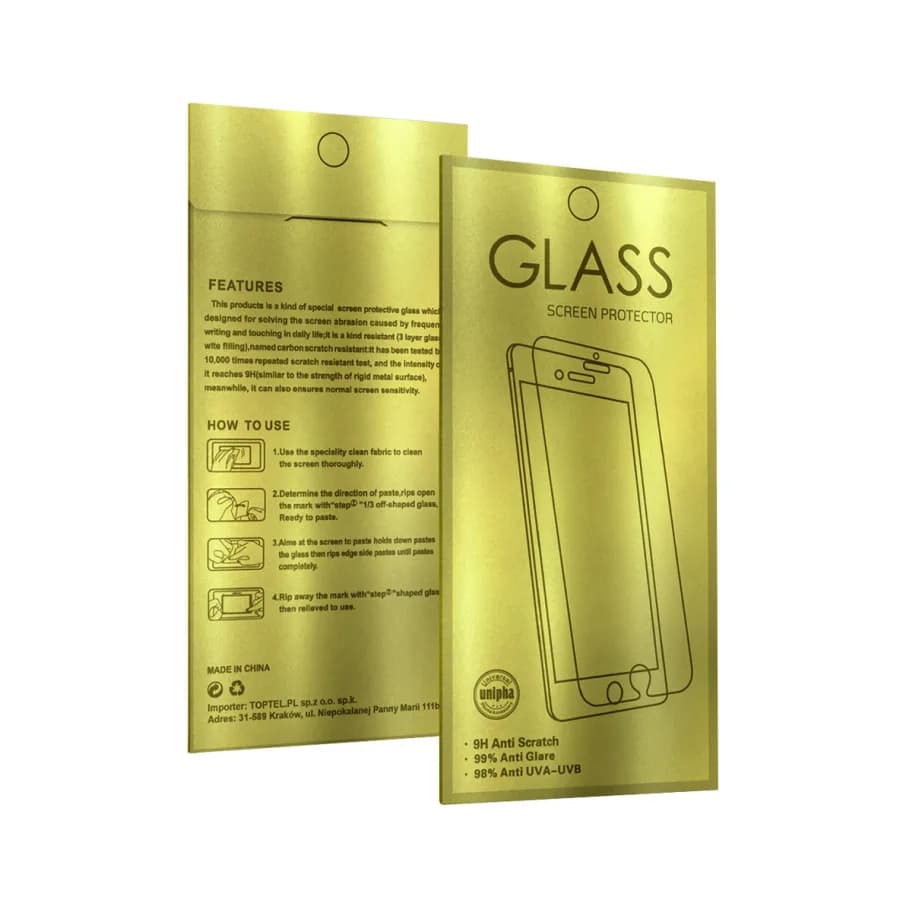 KALJENO STAKLO ZLATO ZA IPHONE 15 PLUS/15 PRO MAX