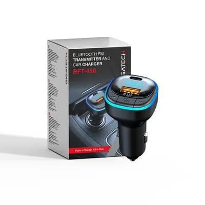 Bluetooth FM transmiter i autopunjač Gigatech BFT-450 s LED svjetlima