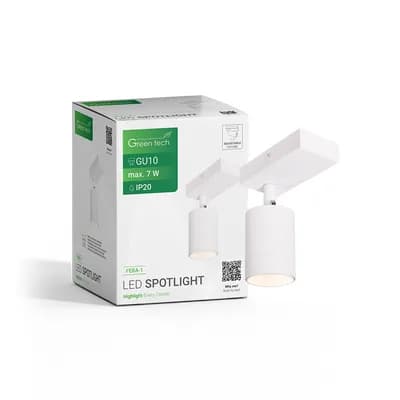 LED spot svjetiljka Green Tech, GU10 X 1 kom, bijela boja