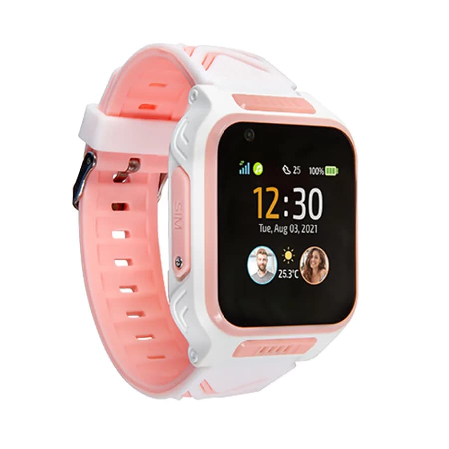 Myki dječiji pametni sat 4 White/Pink, GPS, SIM, LOCATION, CALLS, CHAT, SOS