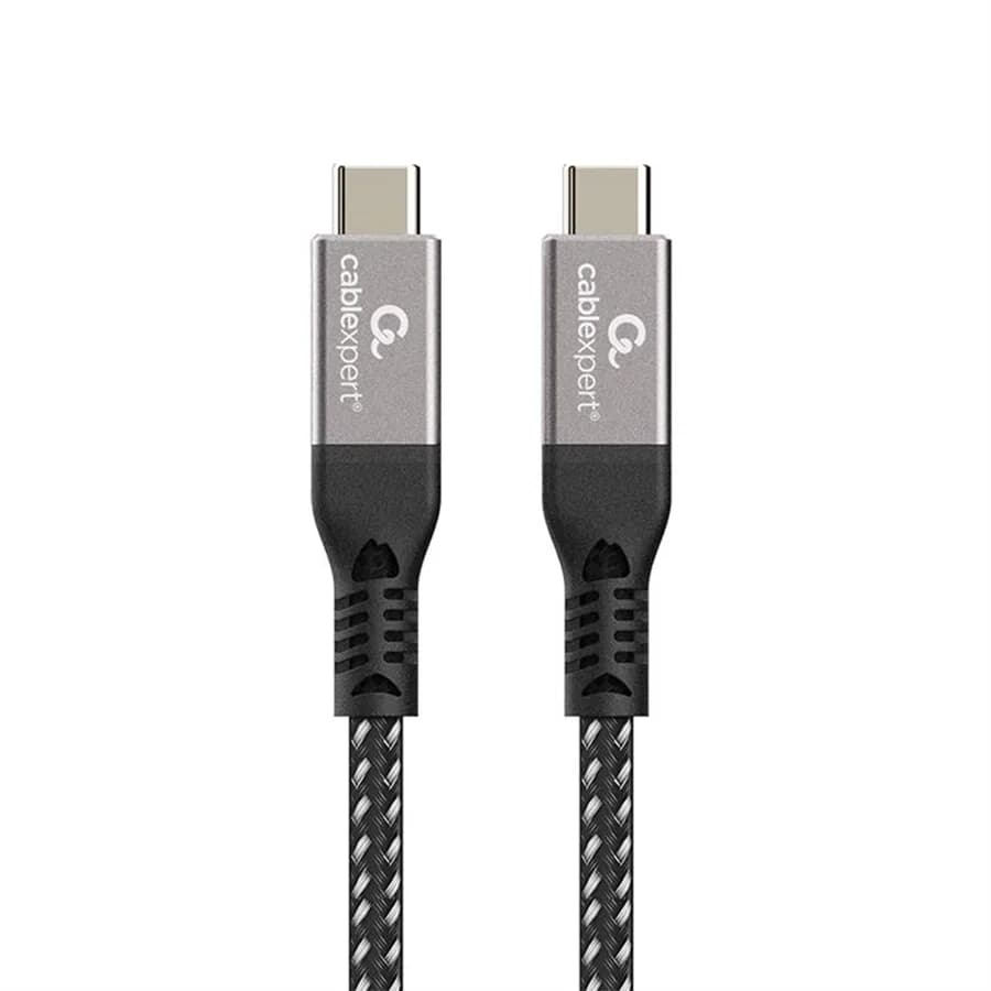 USB USB4 Gen 3x2 kabl 240W, 40 Gbps Type-C to Type-C Power Delivery (PD) charging & data cable, 0.5 m GEMBIRD CCBP-USB4-CMCM240-0.5M