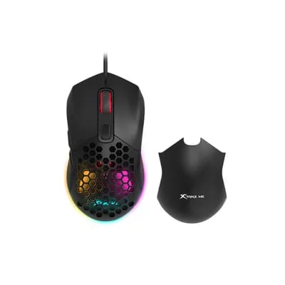 Miš X-trike me GM-316 gaming, crni, s dva odvojiva poklopca