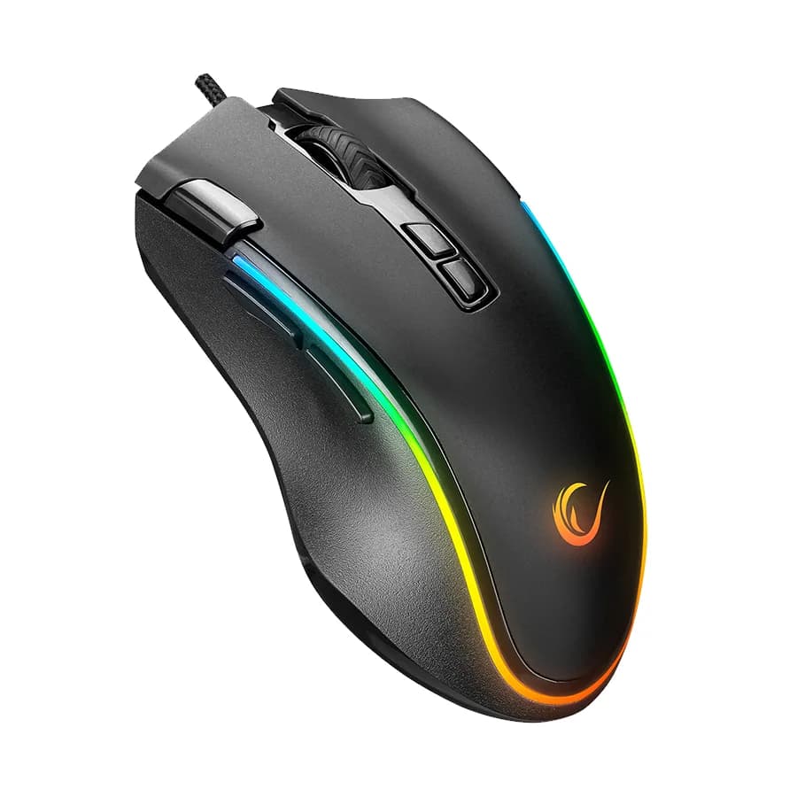 Miš gaming RAMPAGE SMX-G72 GREEDY 8 KEYS, Double Click Real RGB Backlit,Macro Programable, 33362
