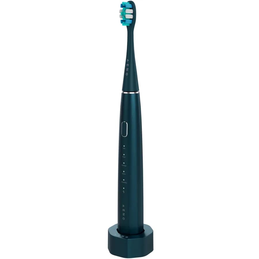 AENO Wireless Tooth Brush, Navy Blue, 3 Brush Heads, 1400mAh, Function: Soft, Clean, Massage, White, Sweep