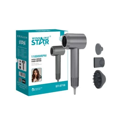Fen Winning Star ST-5716, 1600W, funkcija negativnih jona, sa nastavcima