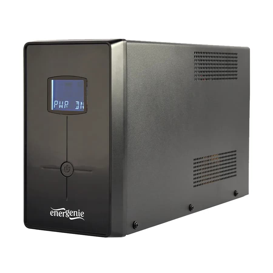 UPS GEMBIRD EG-UPS-035, USB and LCD display, 2000 VA, 1200W, black