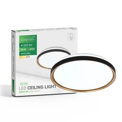 LED plafonjera Green Tech 36W, 4000K, promjer 49cm