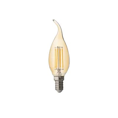 LED filament žarulja Green Tech 4W, 2300K, E14, AC220V, C35, amber, dimabilna