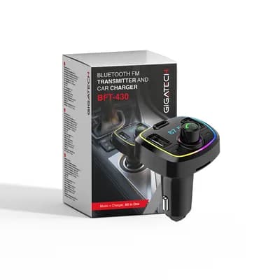 Bluetooth FM transmiter i autopunjač Gigatech BFT-430 s LED svjetlima
