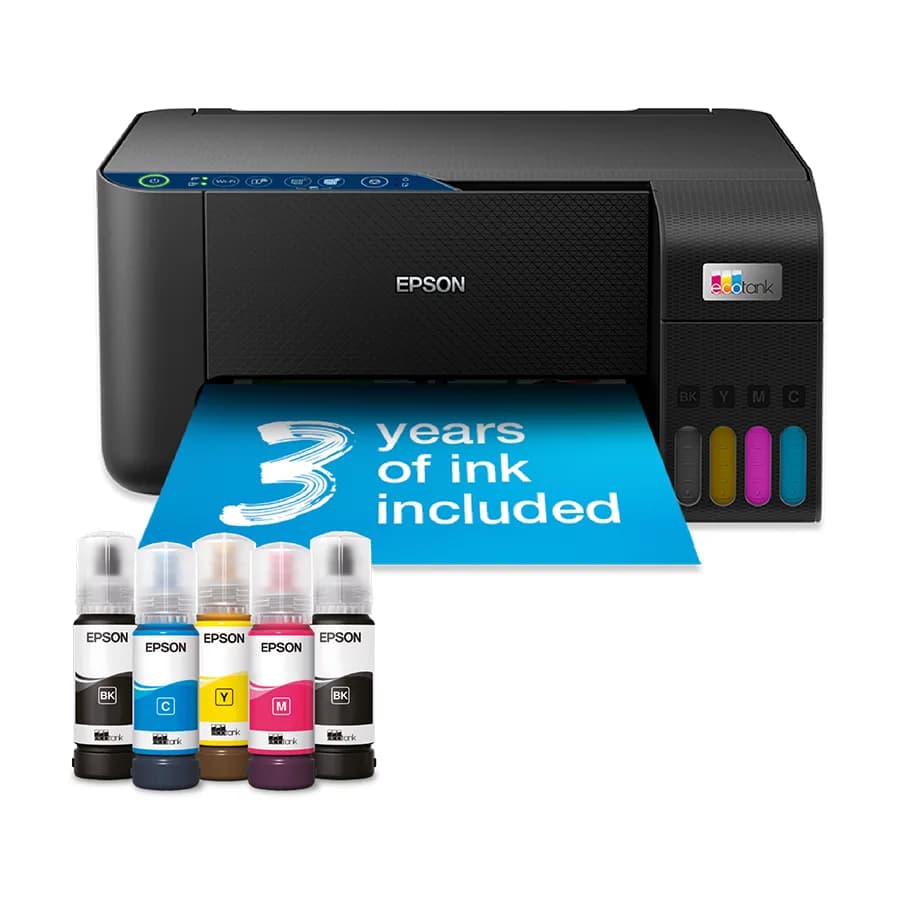 Printer Epson MFP EcoTank ITS L3271 print/scan/copy 33str/min BW. 15str/min color. rezolucija printanja 5.760 x 1.440 dpi. USB+WiFi, Wi-Fi Direct