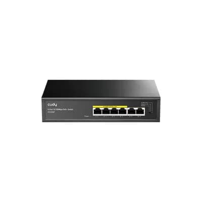 Switch Cudy FS1006P, 6-Portni, 10/100M, PoE+, 60W