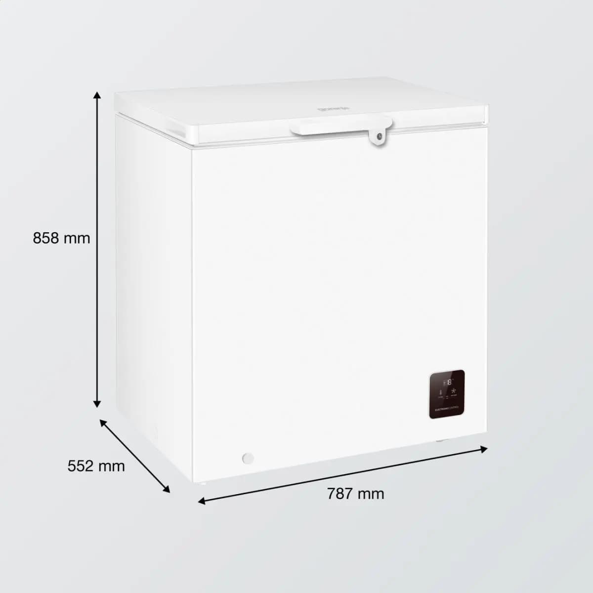 G600 Samostojeći zamrzivač horizontalni, 85.8 x 78.7 x 55.2 cm FH20E6W5