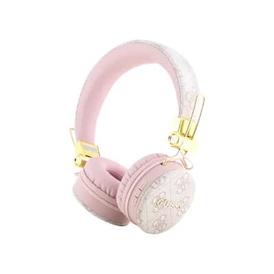 Slušalice Guess wireless, pink