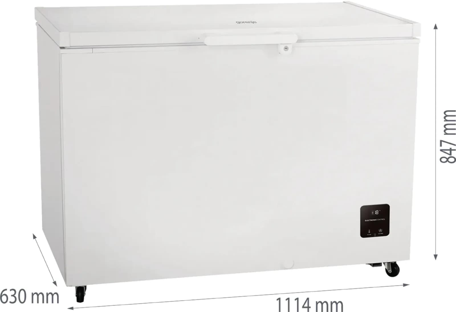 G600 Samostojeći zamrzivač horizontalni, 84.7 x 111.4 x 63 cm FH30EAW