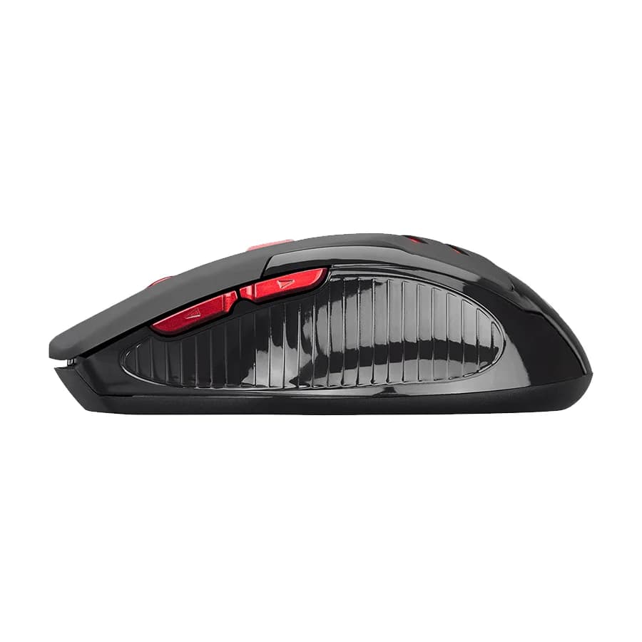 Miš wireless Everest SM-763 Red 6D 2400DPI 2.4Ghz Black Gaming Led Illuminated