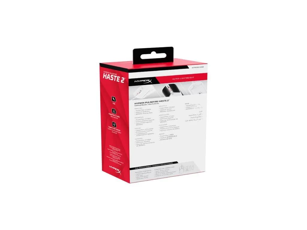 HYPERX Pulsefire Haste 2 WGaming Mouse (White)