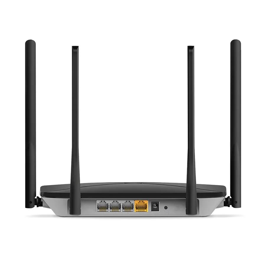 Mercusys AC12G AC1300 Dual Band Wireless Router 867Mbps 5GHz 300Mbps 2.4GHz 10/100/1000M WAN 10/100/1000M LAN 4fixed ant