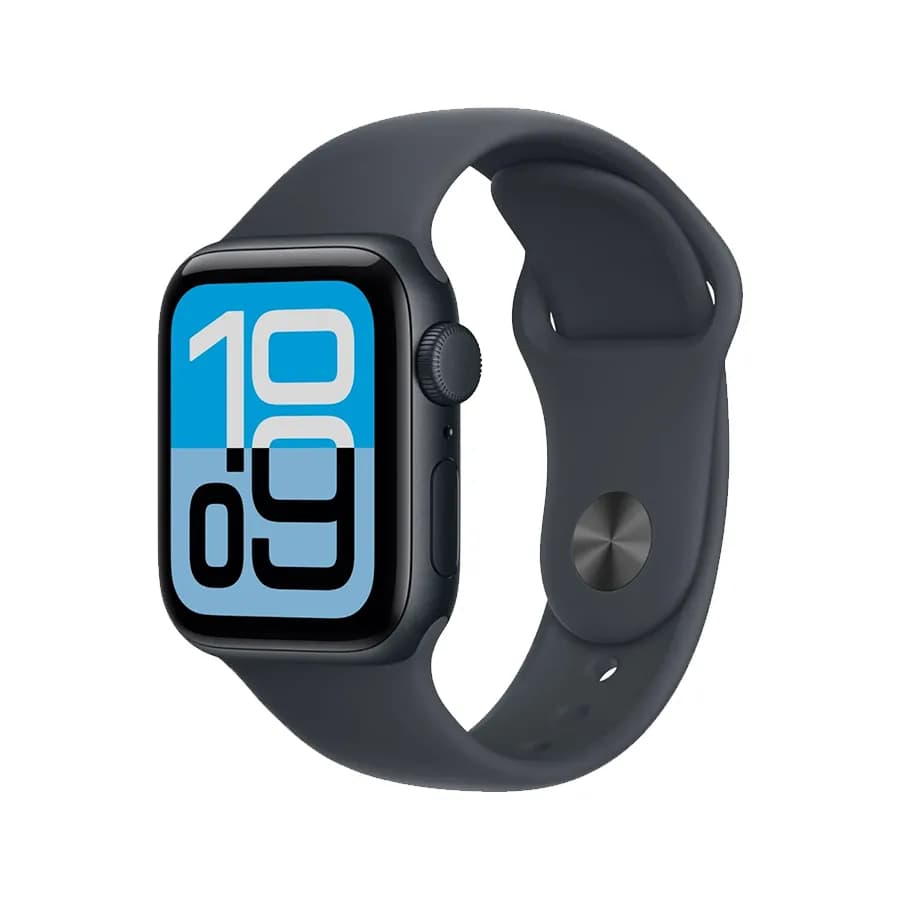 Apple Watch SE 3 44mm Aluminum Case with Midnight Sport Band – M/L - MEHQ4