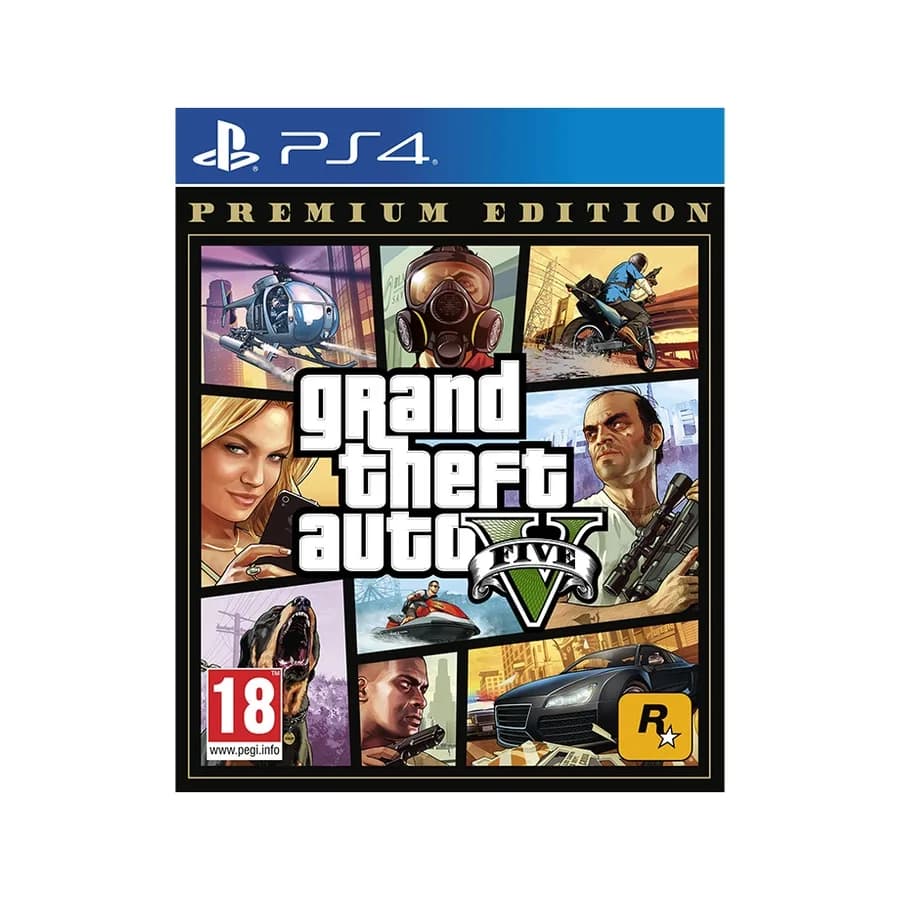 Grand Theft Auto GTA V PREMIUM PS4 Games EG.