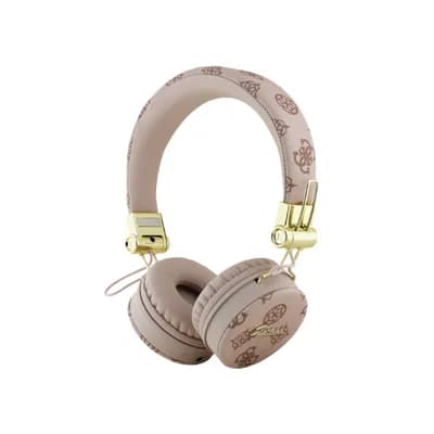 Slušalice Guess wireless, ENC, smeđe