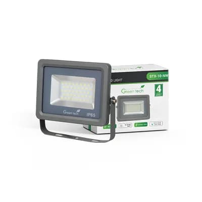 LED reflektor Green Tech 10W, 4200K, IP65, aluminij