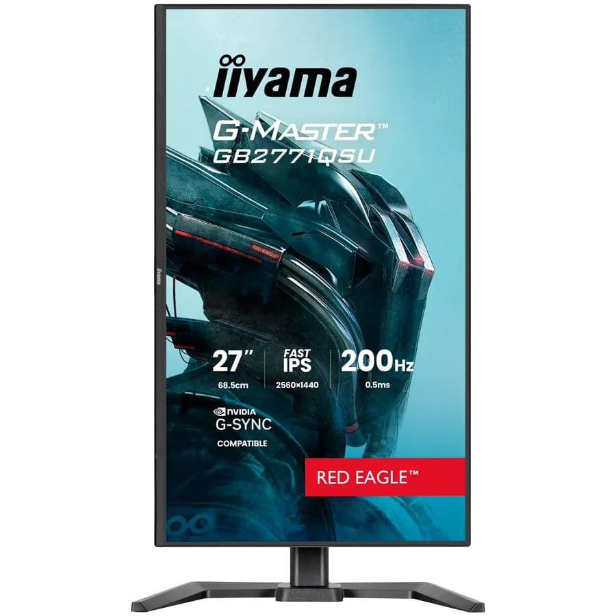 27 Fast IPS Gaming, G-Master Red Eagle, G-SYNC Compatible, 2560x1440 200Hz, 2x HDMI, DisplayPort, 0.5ms MPRT, Speakers, USB HUB 2x3.2 2xC, Black Tuner, 15cm Height Adj. Stand