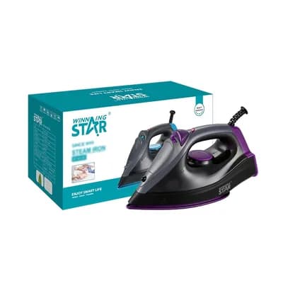 Pegla Winning Star ST-6120-PR, 2000W, crna + ljubičasta, parna