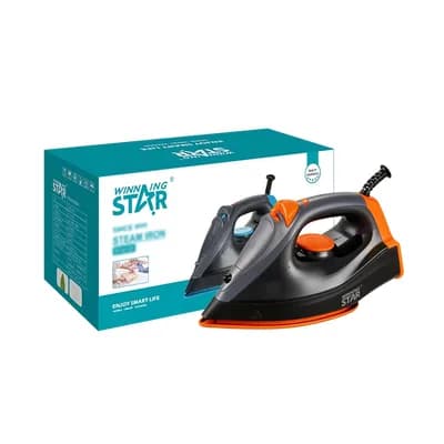 Pegla Winning Star ST-6120-OR, 2000W, crna + narančasta, parna