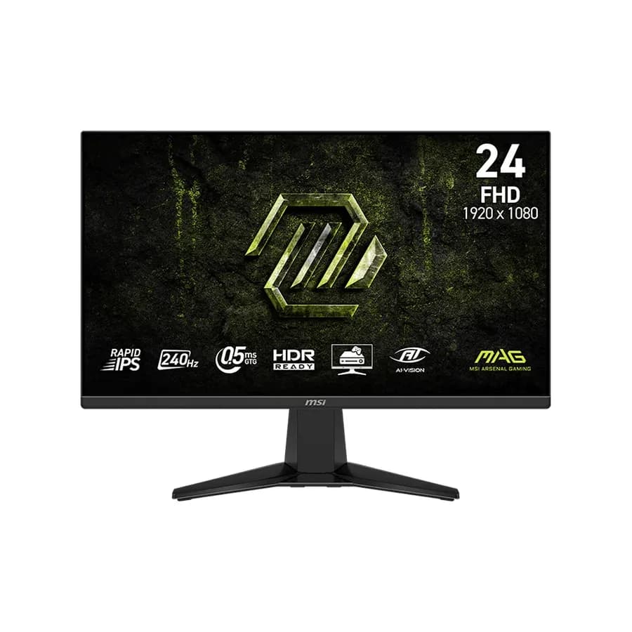 MONITOR 24 MSI MAG 245F X 23.8" 1920 x 1080 (FHD), FreeSync, 240Hz, 0.5ms (GtG, Min.), 2xHDMI 2.0b (FHD@240Hz), 1xDP 1.2a