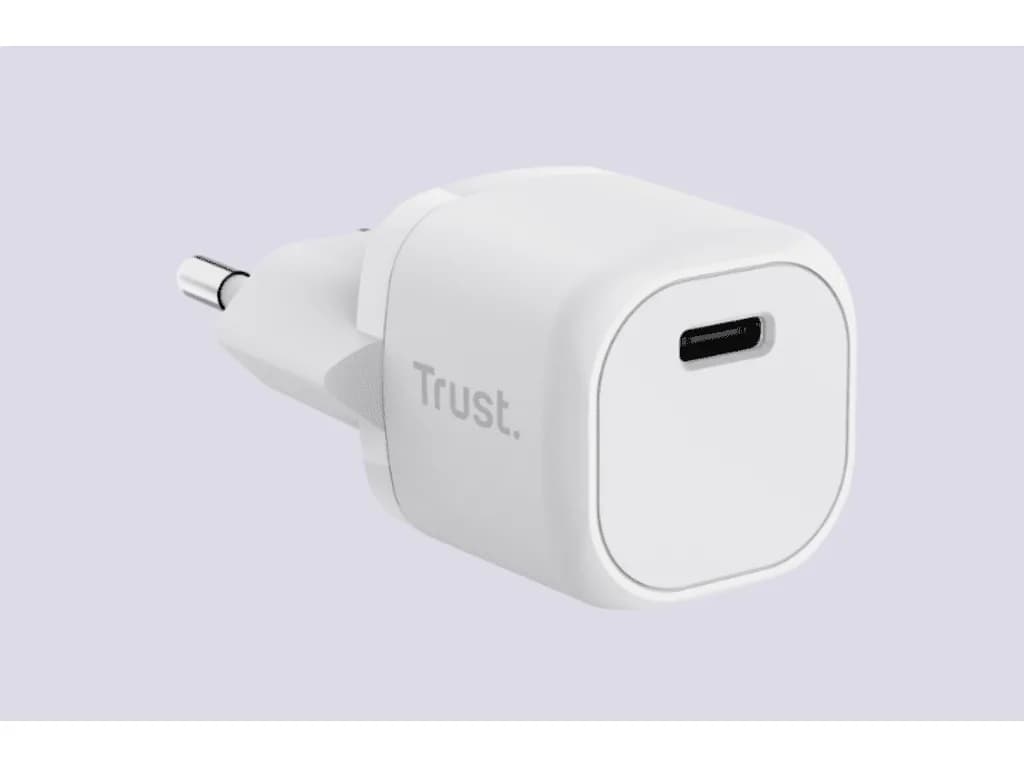 Trust Maxo ultra-small 20WUSB-C punjač za mobitele itablete, bijeli