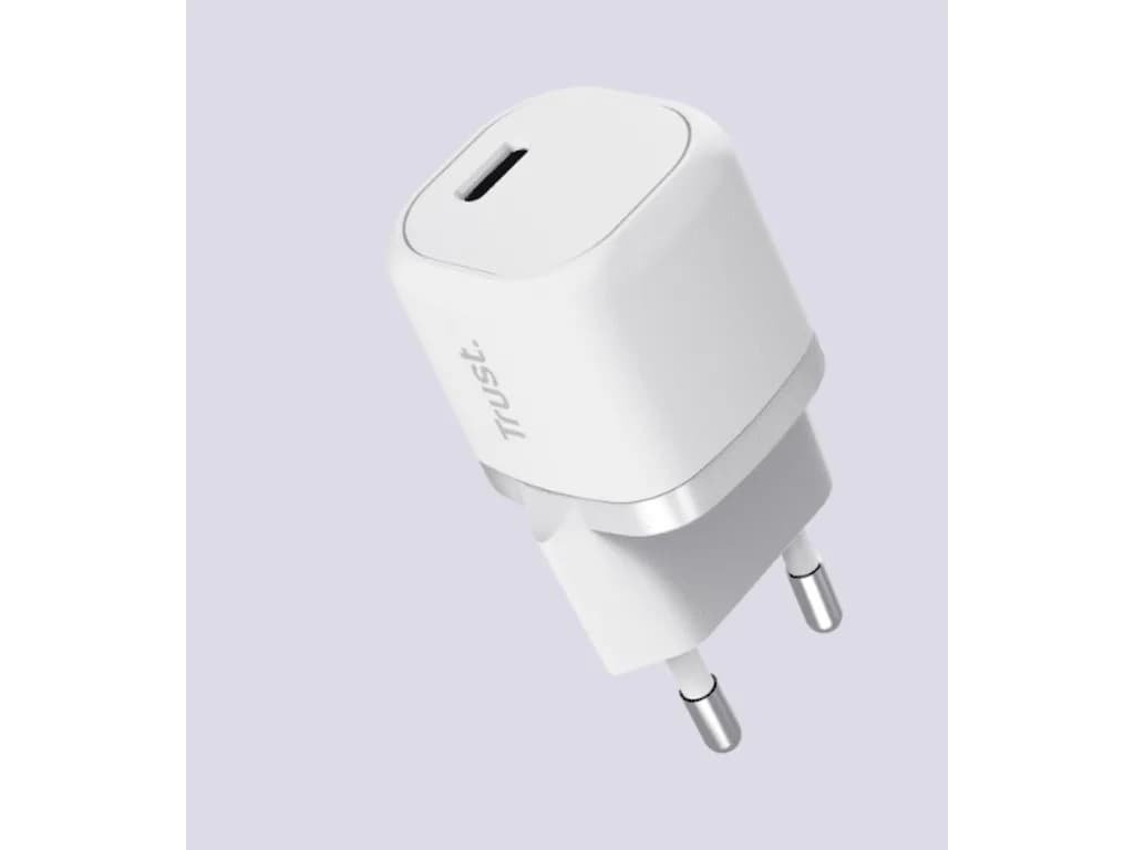 Trust Maxo ultra-small 20WUSB-C punjač za mobitele itablete, bijeli