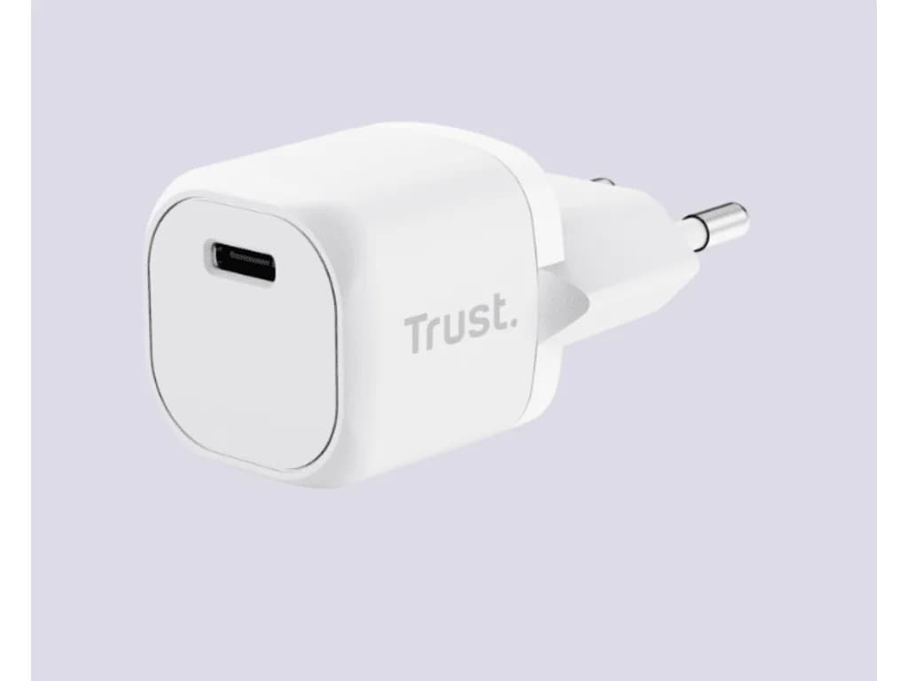 Trust Maxo ultra-small 20WUSB-C punjač za mobitele itablete, bijeli