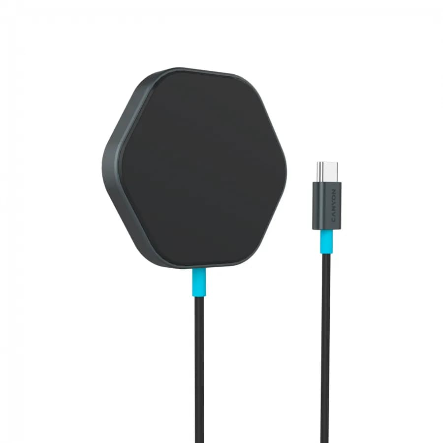 CANYON wireless charger HEXAGON 110 Dark Grey Blue