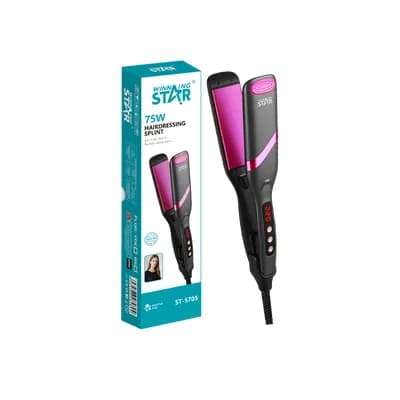 Pegla za kosu Winning Star ST-5705-BK, 75W, crna