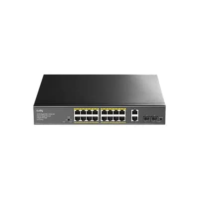 Switch Cudy GS10108PS2, 16-Portni, PoE+, 2x gigabit uplink, 2x gigabit SFP, 200W