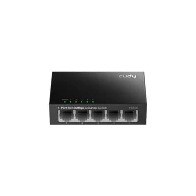 Switch Cudy FS105, 5-Portni, 10/100 Mbps, metalni