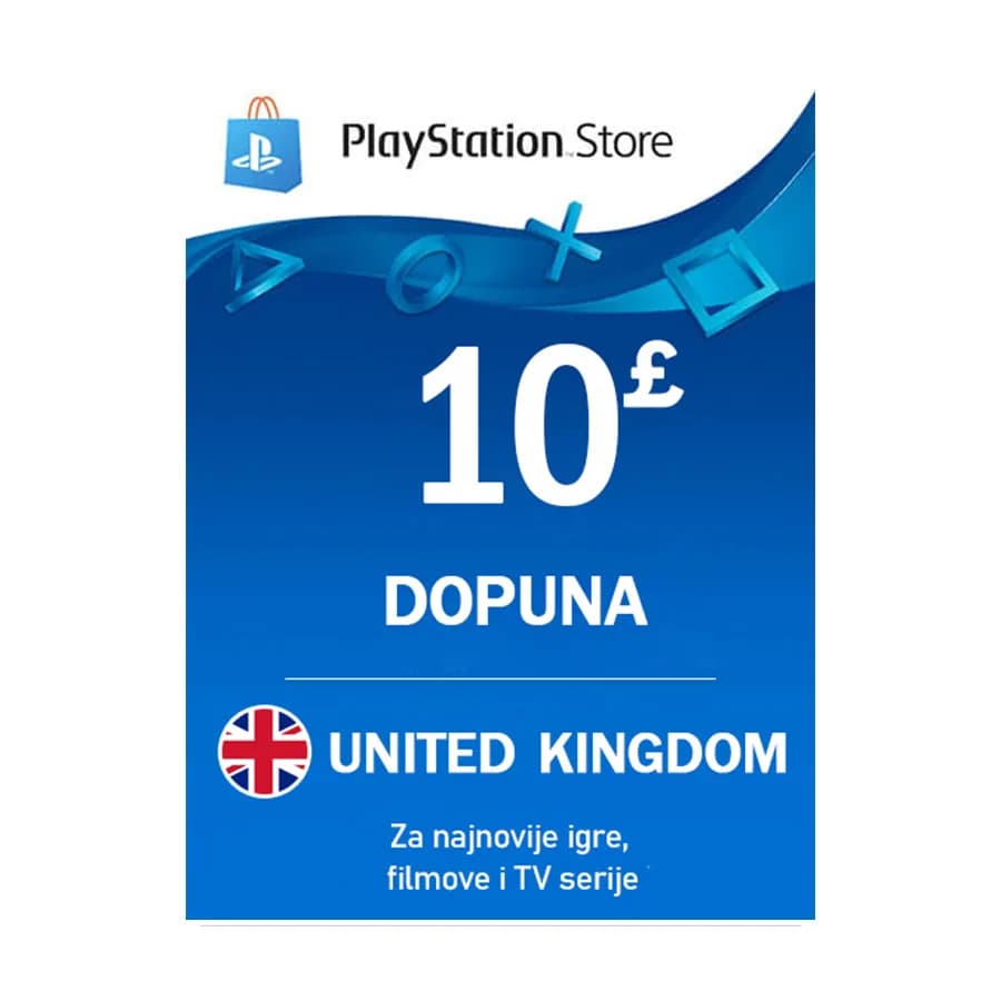 Playstation Network - United Kingdom 10L