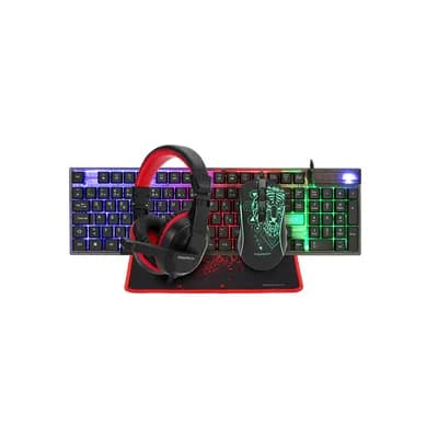 Slušalice + tipkovnica + miš + podloga Gigatech COMMANDER gaming