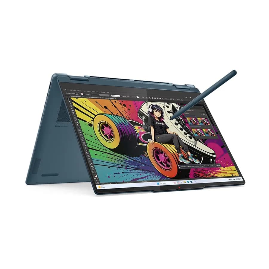 Lenovo Yoga 7 2-in-1 14AKP10 83JR0027SC 14" WUXGA OLED Touch 600nits, AMD Ryzen 7 350(Ai) 24GB DDR5/1TB SSD M.2,/Tidal Teal/Alu/2y