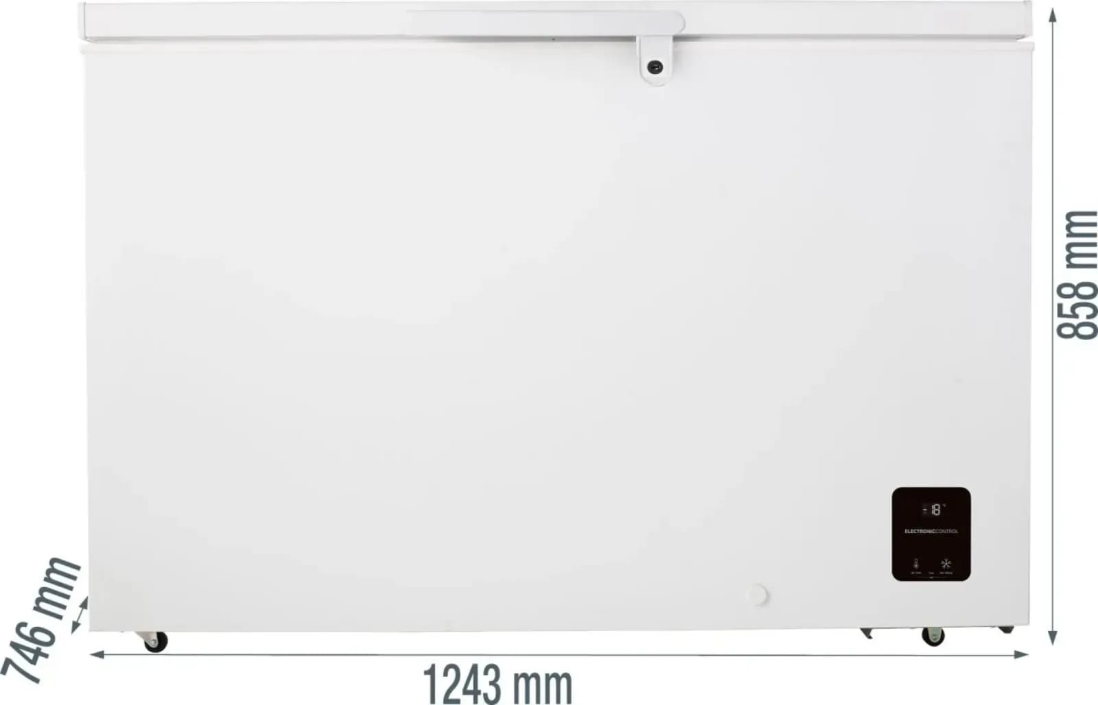 G600 Samostojeći zamrzivač horizontalni, 85.8 x 124.3 x 74.6 cm FH37DAW