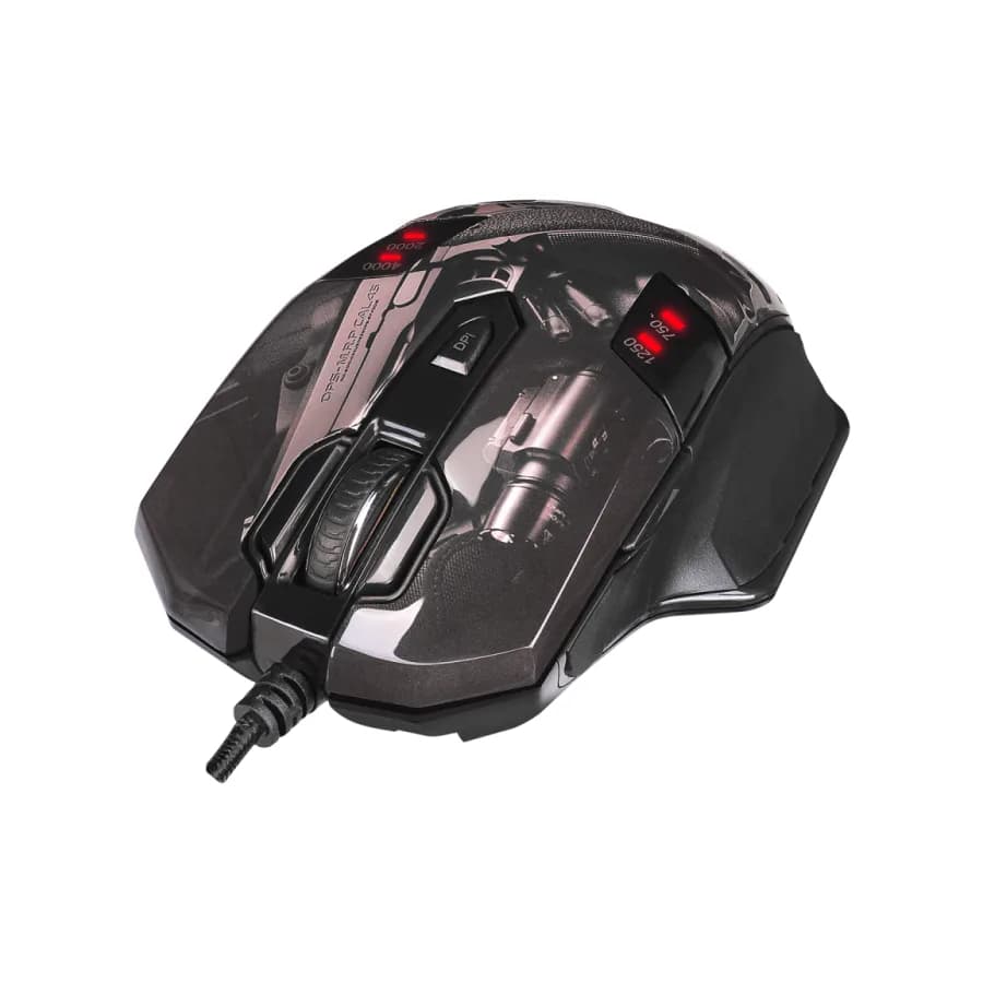 Miš gaming RAMPAGE GX-Core8 GUNS, USB, 750/1250/2000/4000dpi