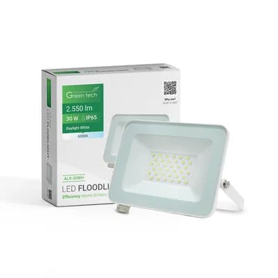 LED reflektor Green Tech 2550 lm, 30W, 6500K, IP65, bijeli